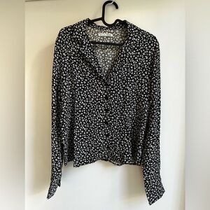 Reformation Jeans flower blouse - size S
